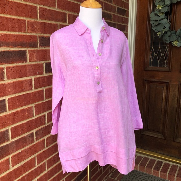 J JILL Linen Top - Picture 3 of 9